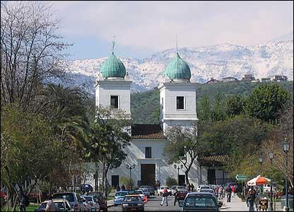 De Dominicaanse kerk of San Vicente Ferrer (Santiago)