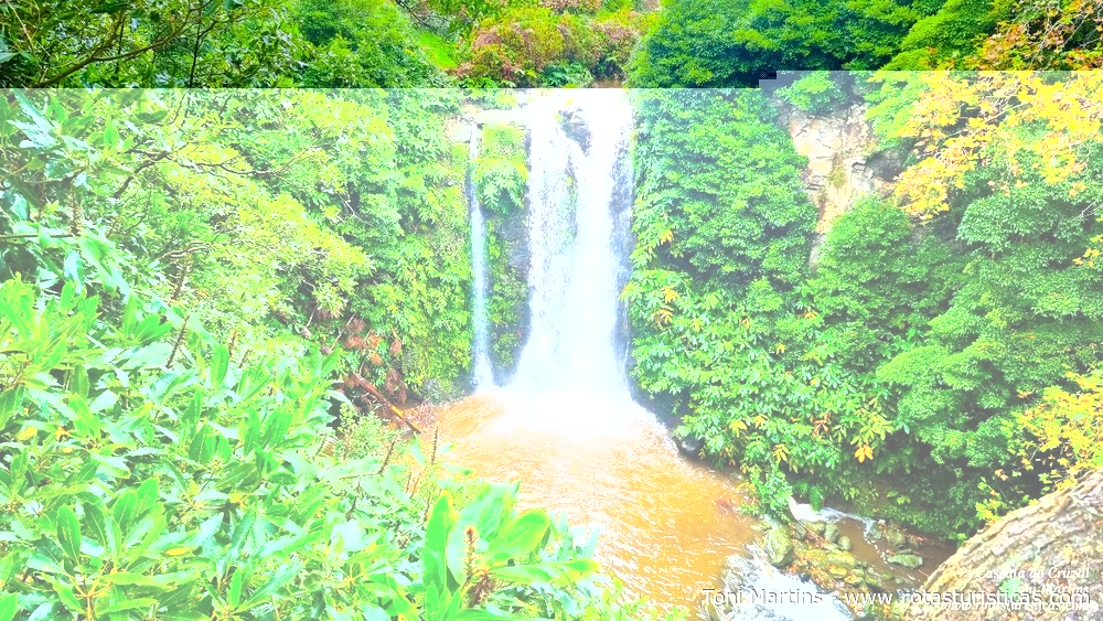 Cruzal Waterfall, Sao Jorge Island