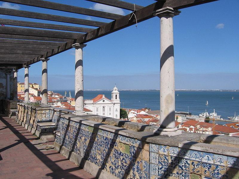 Gezichtspunt van Santa Luzia (Lissabon)